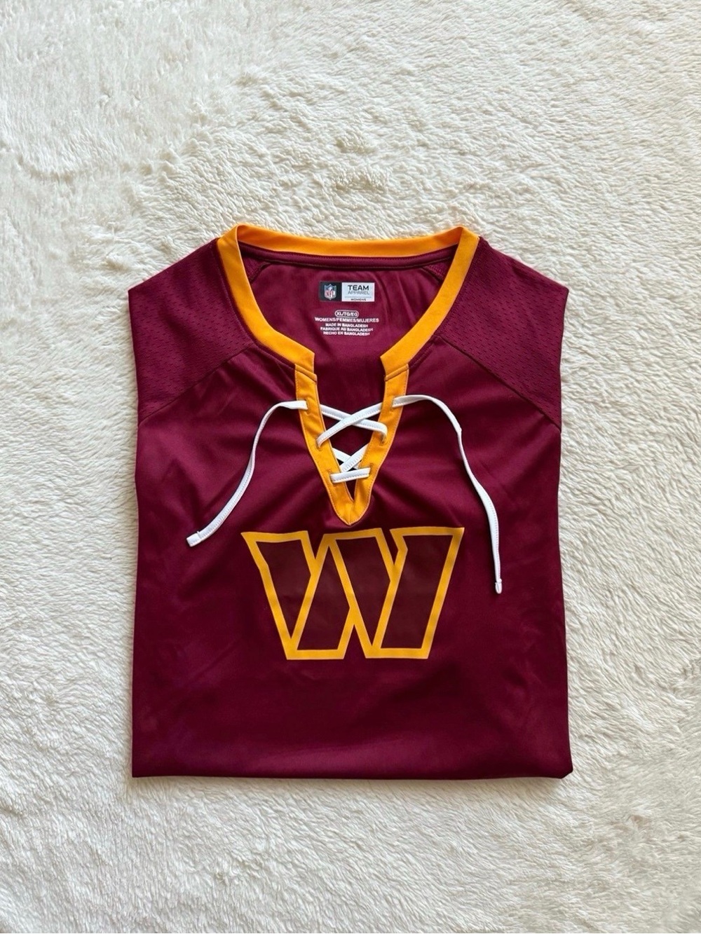 Women’s Washington Commanders Jersey, Size XL, NEW